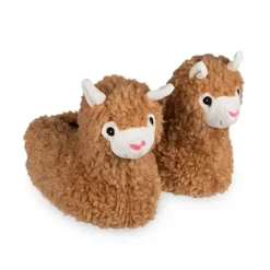Alpaca Slippers - Sloffen - One Size 36-41- Lichtbruin