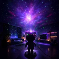 Astronaut Star Projector - 8 Licht Shows - Beweegbaar