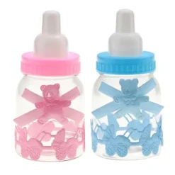 Baby Bottle Set - Mega baby fles babyshower - Blauw en Roze