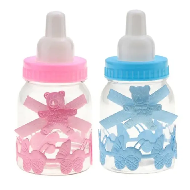 Baby Bottle Set - Mega baby fles babyshower - Blauw en Roze