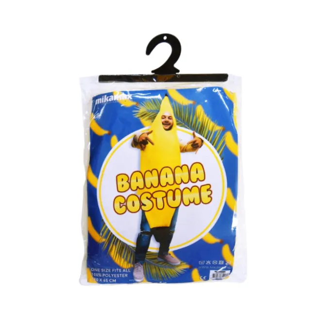 Banana Costume - Bananen pak - One Size Fits All - Volwassenen