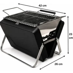 BBQ Briefcase Grill - Koffer BBQ - Opvouwbaar - Incl. Rooster