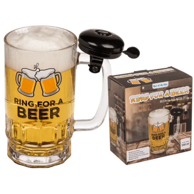 Bierglas met Bel