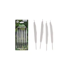 Blunt Kaarsen Set - 6 Stuks - Jointvorm - 10 cm - Humoristisch Cadeau