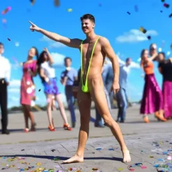 Borat Mankini - One Size Fits All - Hilarisch Heren Feestkostuum