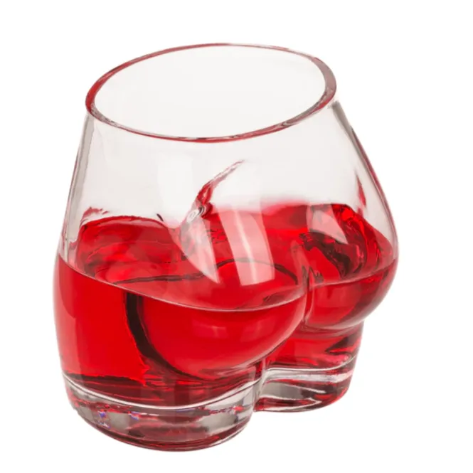 Bottoms Up glazen - Grappige Billen Glazen