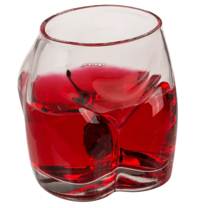 Bottoms Up glazen - Grappige Billen Glazen