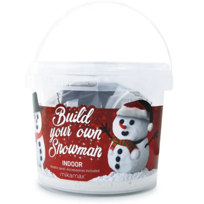Bouw je eigen Sneeuwpop - Magisch speelzand 2KG - Inclusief aankleding