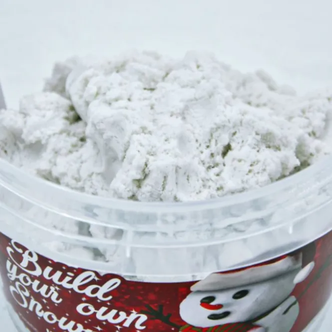 Bouw je eigen Sneeuwpop - Magisch speelzand 2KG - Inclusief aankleding