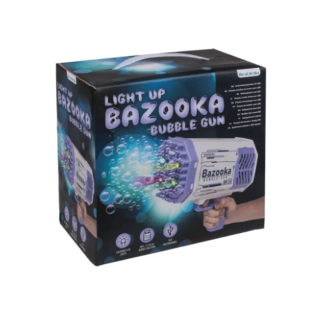 Bubble Gun Bazooka - Elektrisch Bellenblaaspistool met LED-verlichting