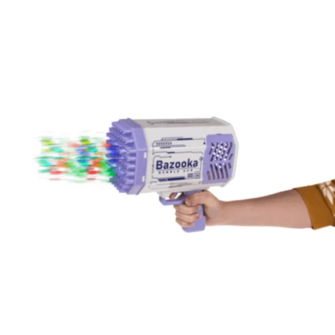 Bubble Gun Bazooka - Elektrisch Bellenblaaspistool met LED-verlichting
