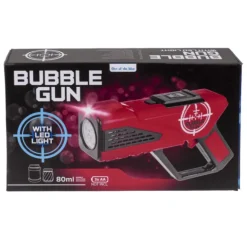 Bubble Gun met LED - Rood of Blauw - Bellenblaaspistool 25 cm