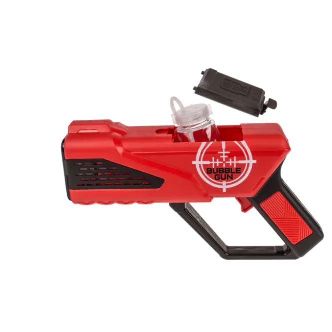 Bubble Gun met LED - Rood of Blauw - Bellenblaaspistool 25 cm