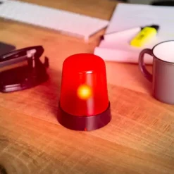 Bureau Alarm met Bewegingssensor - Zwaailamp