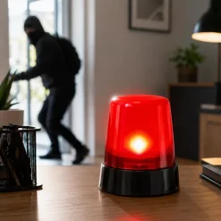 Bureau Alarm met Bewegingssensor - Zwaailamp