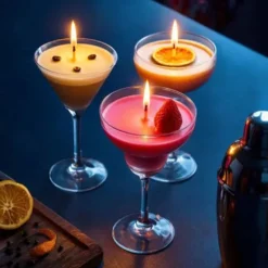 Cocktailkaarsen Set - 3 Geuren - Sojawas - Luxe Cadeau of Decoratie