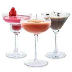 Cocktailkaarsen Set - 3 Geuren - Sojawas - Luxe Cadeau of Decoratie