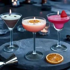 Cocktailkaarsen Set - 3 Geuren - Sojawas - Luxe Cadeau of Decoratie