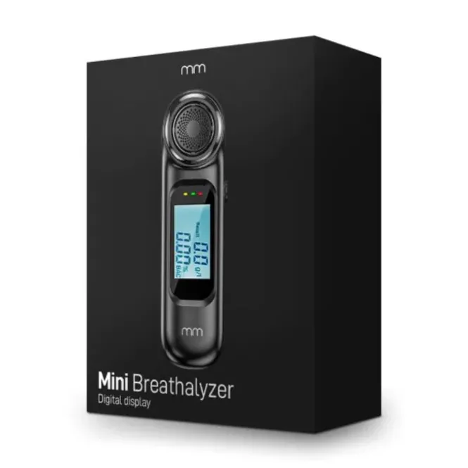 Compacte Alcoholtester - Mini Breathalyzer met LED-display