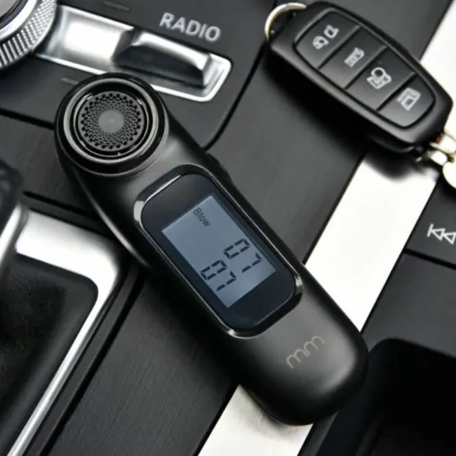 Compacte Alcoholtester - Mini Breathalyzer met LED-display