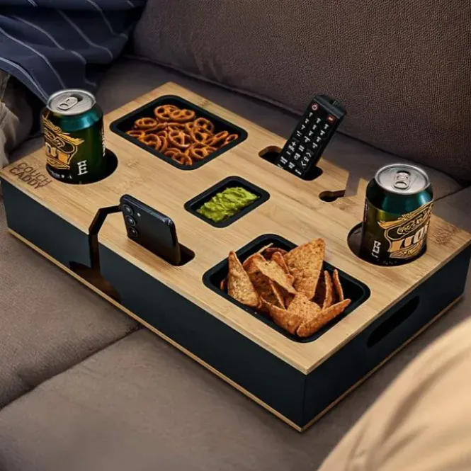 Couch Caddy - Snackhouder Bank - 3 Vakken