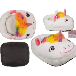 Cozy Voetwarmers - Dino en Unicorn - 100% polyester