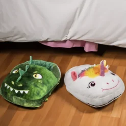 Cozy Voetwarmers - Dino en Unicorn - 100% polyester