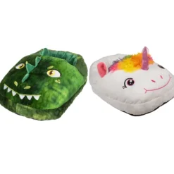 Cozy Voetwarmers - Dino en Unicorn - 100% polyester