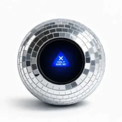 Disco Beslissingsbal - 20 Antwoorden - 10∅ cm - Batterijvrij