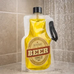 Douchegel Bier - 300 ml in PET-zak - Grappig Cadeau voor Mannen