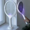 Elektrische Vliegenmepper 3-in-1 - Oplaadbare Muggenlamp - 24 cm