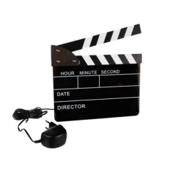 Filmklapper Wekker - 22x22 cm - Hollywood Design