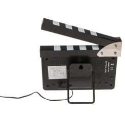 Filmklapper Wekker - 22x22 cm - Hollywood Design