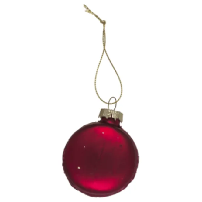 Glazen kerstballen set - Bubble Tea, Macaron, Wafel - 3 stuks