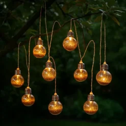 Glitterlampjes - Lichtslinger met 10 LED - 1,7m - Werkt op AA-batterijen