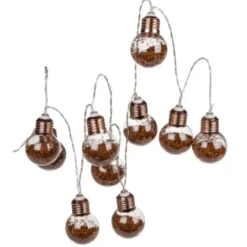 Glitterlampjes - Lichtslinger met 10 LED - 1,7m - Werkt op AA-batterijen