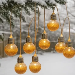 Glitterlampjes - Lichtslinger met 10 LED - 1,7m - Werkt op AA-batterijen