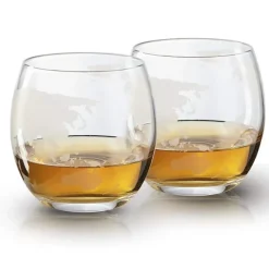 Globe Decanter Set - Incl. 2 Whiskey Glazen en Whiskey Stones