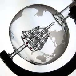 Globe Decanter Set - Incl. 2 Whiskey Glazen en Whiskey Stones