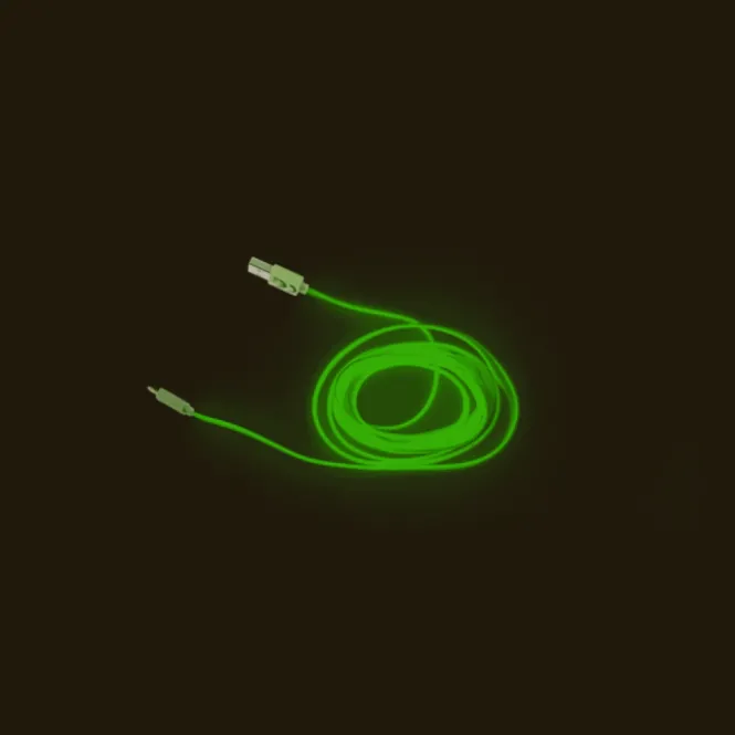 Glow in the Dark Lader - USB-C naar USB-C - 1 Meter