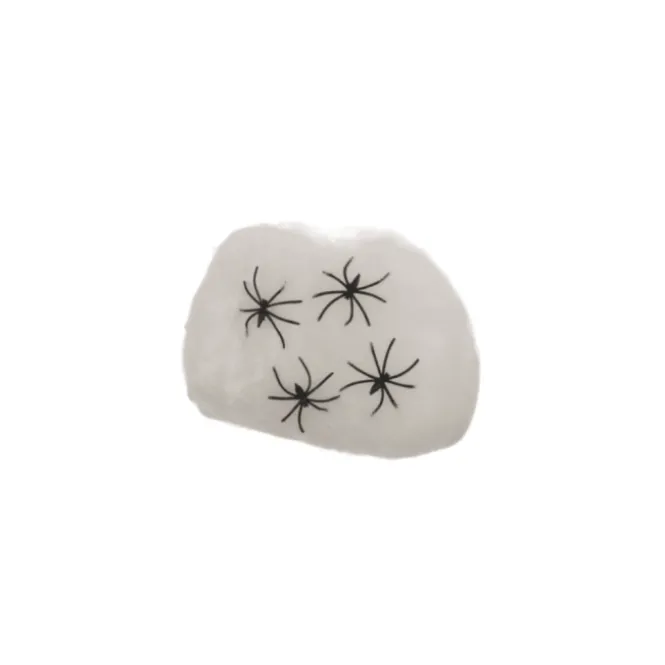 Glow Spiderweb - Glow in the Dark Spinnenweb - Inclusief 4 Spinnen