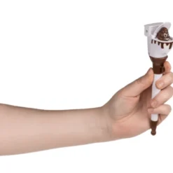 Grappige pen met toilet en drol - 18,5 cm