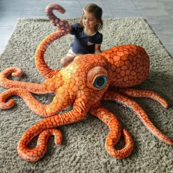 Griezelige XXL Octopus Knuffel 150 cm - XXL Pluche Monster Inktvis