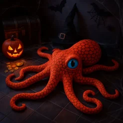 Griezelige XXL Octopus Knuffel 150 cm - XXL Pluche Monster Inktvis