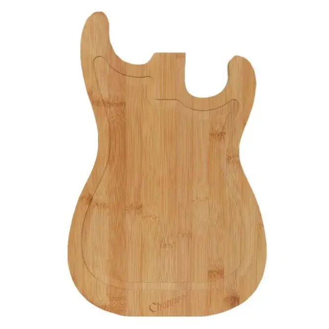 Guitar Cutting Board - Bamboe Snijplank - 38 x 25cm