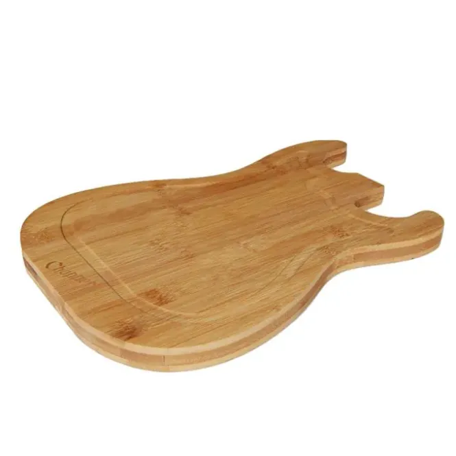 Guitar Cutting Board - Bamboe Snijplank - 38 x 25cm