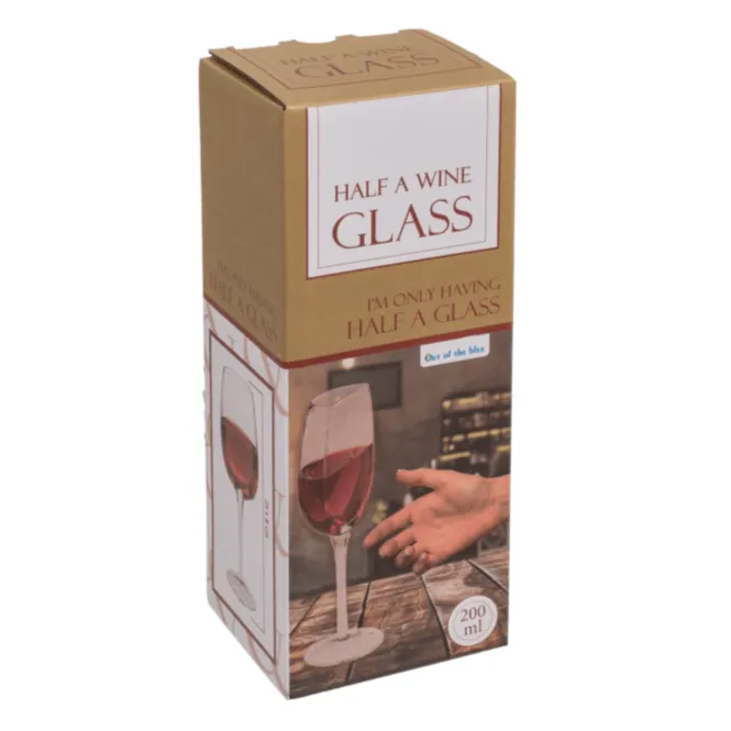 Half wijnglas - 21 x 8 cm - 200 ml