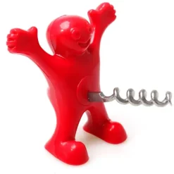 Happy Man Set - Set van 3 - Fles Opener, Stopper en Kurkentrekker