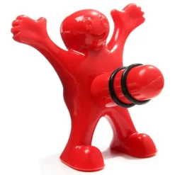 Happy Man Set - Set van 3 - Fles Opener, Stopper en Kurkentrekker