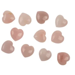 Hartvormige rozenkwarts - Heart shaped rose quartz